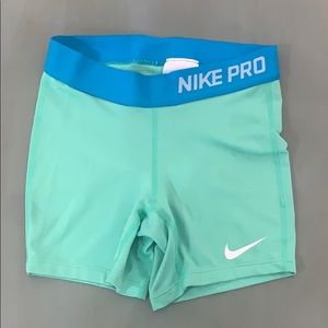 Nike pro spandex shorts